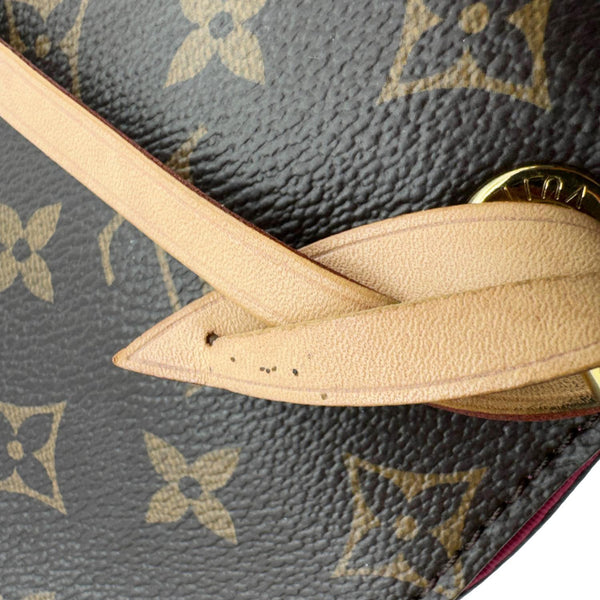 LOUIS VUITTON Graceful MM Monogram Canvas Shoulder Bag Brown