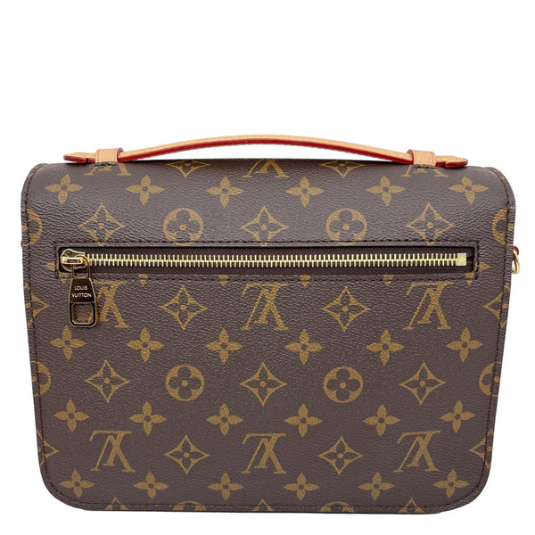 LOUIS VUITTON Metis Pochette Monogram Canvas Crossbody Bag Brown