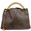 LOUIS VUITTON Artsy MM Monogram Canvas Hobo Bag Brown