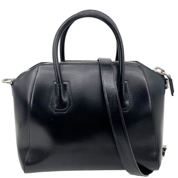 GIVENCHY Antigona Small Box Leather Shoulder Bag Black