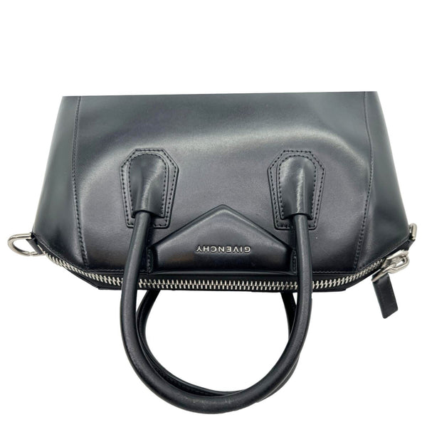 GIVENCHY Antigona Small Box Leather Shoulder Bag Black