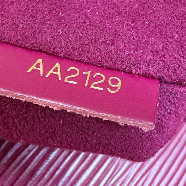 LOUIS VUITTON Locky BB Epi Leather Crossbody Bag Burgundy