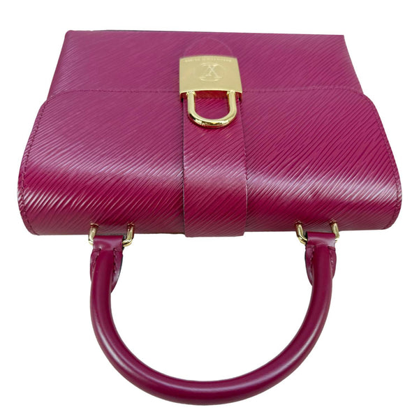 LOUIS VUITTON Locky BB Epi Leather Crossbody Bag Burgundy