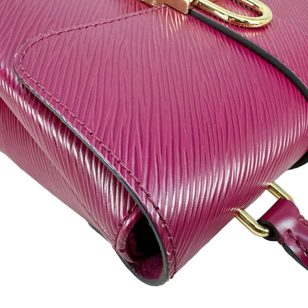 LOUIS VUITTON Locky BB Epi Leather Crossbody Bag Burgundy