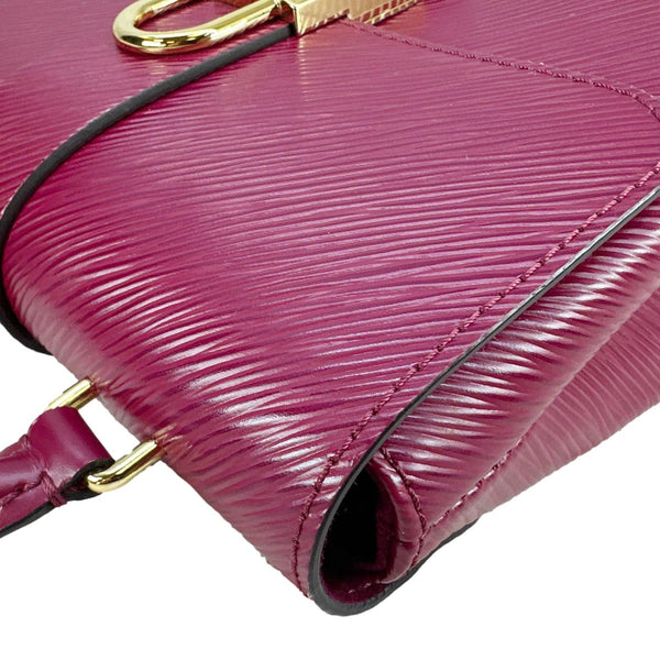 LOUIS VUITTON Locky BB Epi Leather Crossbody Bag Burgundy