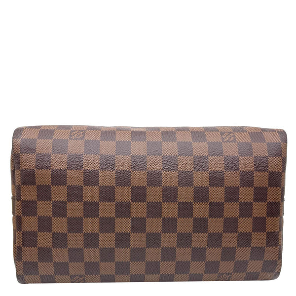 LOUIS VUITTON Speedy 30 Monogram Canvas Satchel Shoulder Bag Brown