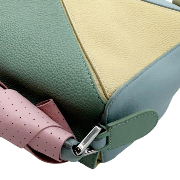 LOEWE Puzzle Medium Leather Shoulder Bag Multicolor