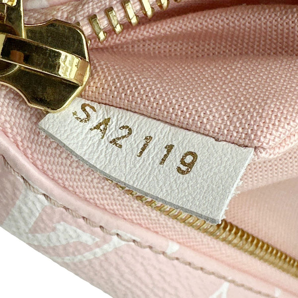 LOUIS VUITTON Giant Monogram Canvas Bumbag Red