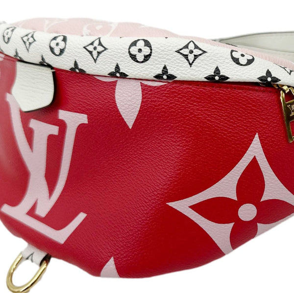 LOUIS VUITTON Giant Monogram Canvas Bumbag Red