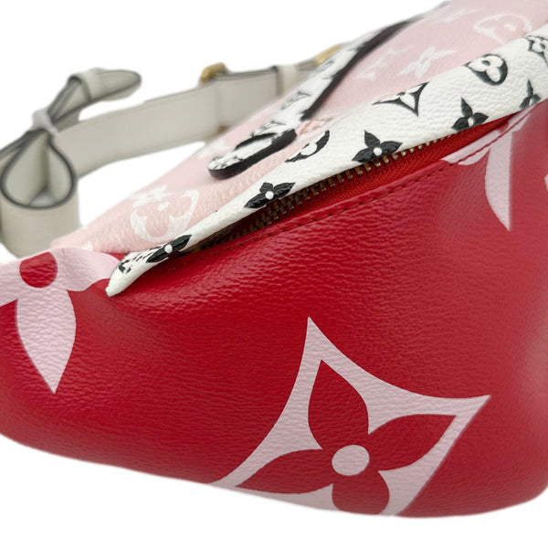 LOUIS VUITTON Giant Monogram Canvas Bumbag Red