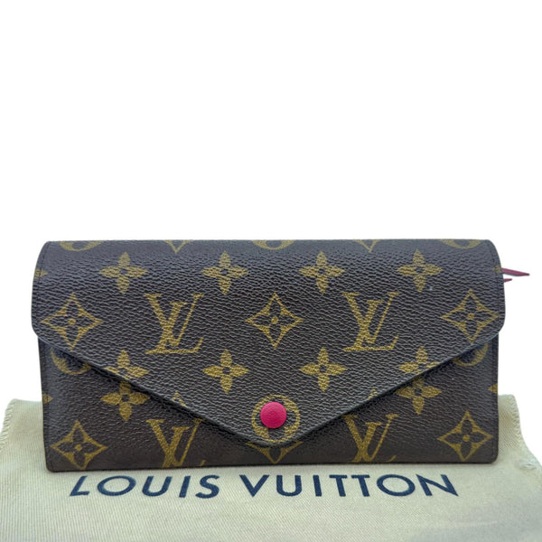 LOUIS VUITTON Josephine Monogram Canvas Wallet Brown