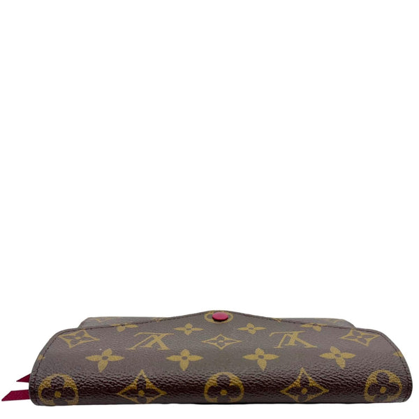 LOUIS VUITTON Josephine Monogram Canvas Wallet Brown