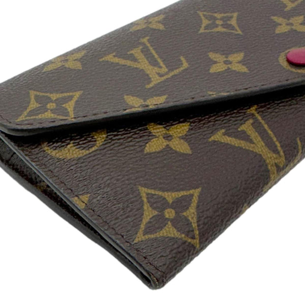 LOUIS VUITTON Josephine Monogram Canvas Wallet Brown