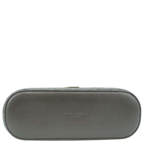 YVES SAINT LAURENT Gaby Vanity Quilted Leather Crossbody Bag Olive