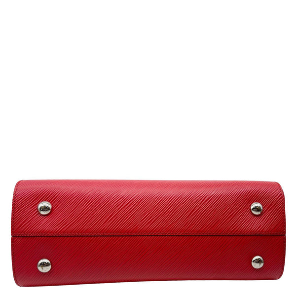 LOUIS VUITTON Twist Epi Leather Tote Bag Red