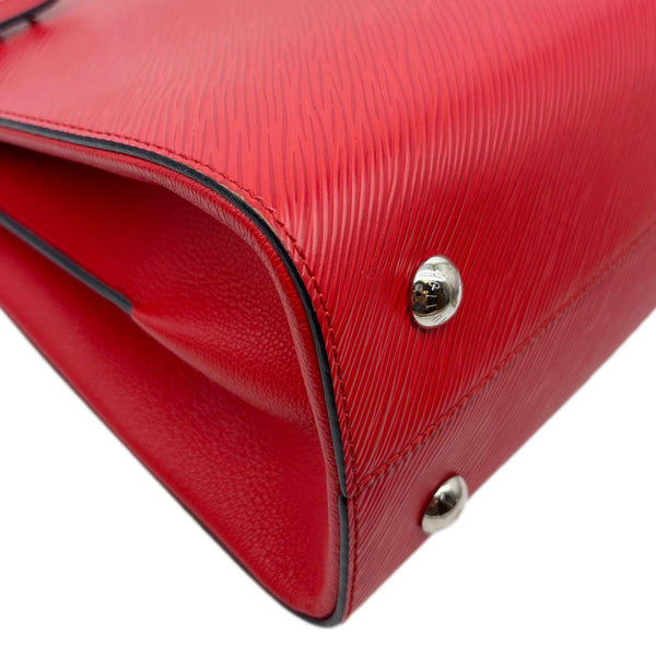 LOUIS VUITTON Twist Epi Leather Tote Bag Red