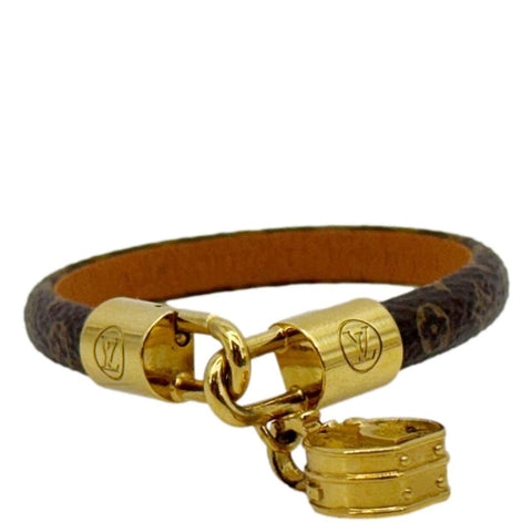 LOUIS VUITTON Alma Autres Toiles Monogram Canvas Bracelet Brown