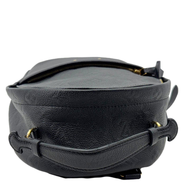 LOUIS VUITTON Sorbonne Monogram Empreinte Leather Backpack Black