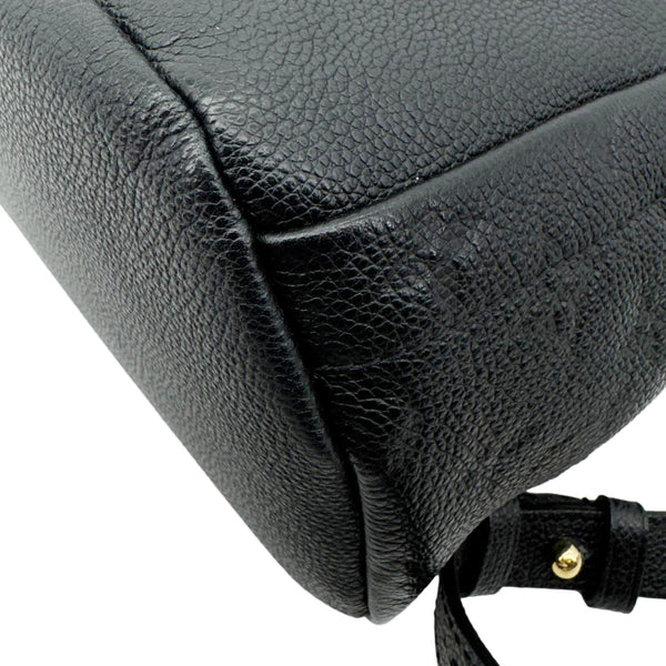 LOUIS VUITTON Sorbonne Monogram Empreinte Leather Backpack Black
