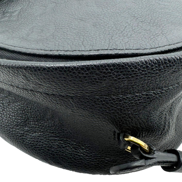 LOUIS VUITTON Sorbonne Monogram Empreinte Leather Backpack Black