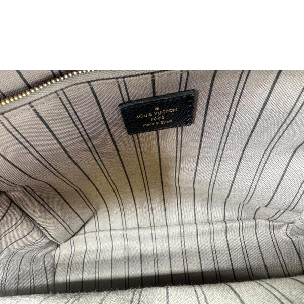 LOUIS VUITTON Sorbonne Monogram Empreinte Leather Backpack Black