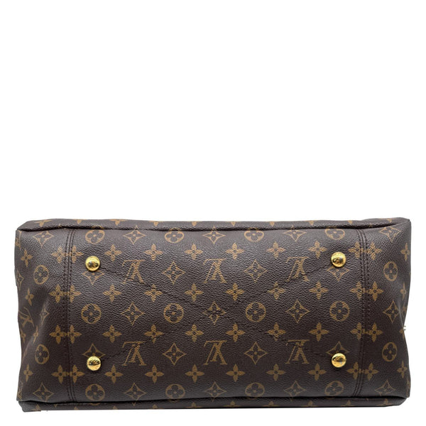 LOUIS VUITTON Artsy MM Monogram Canvas Hobo Bag Brown