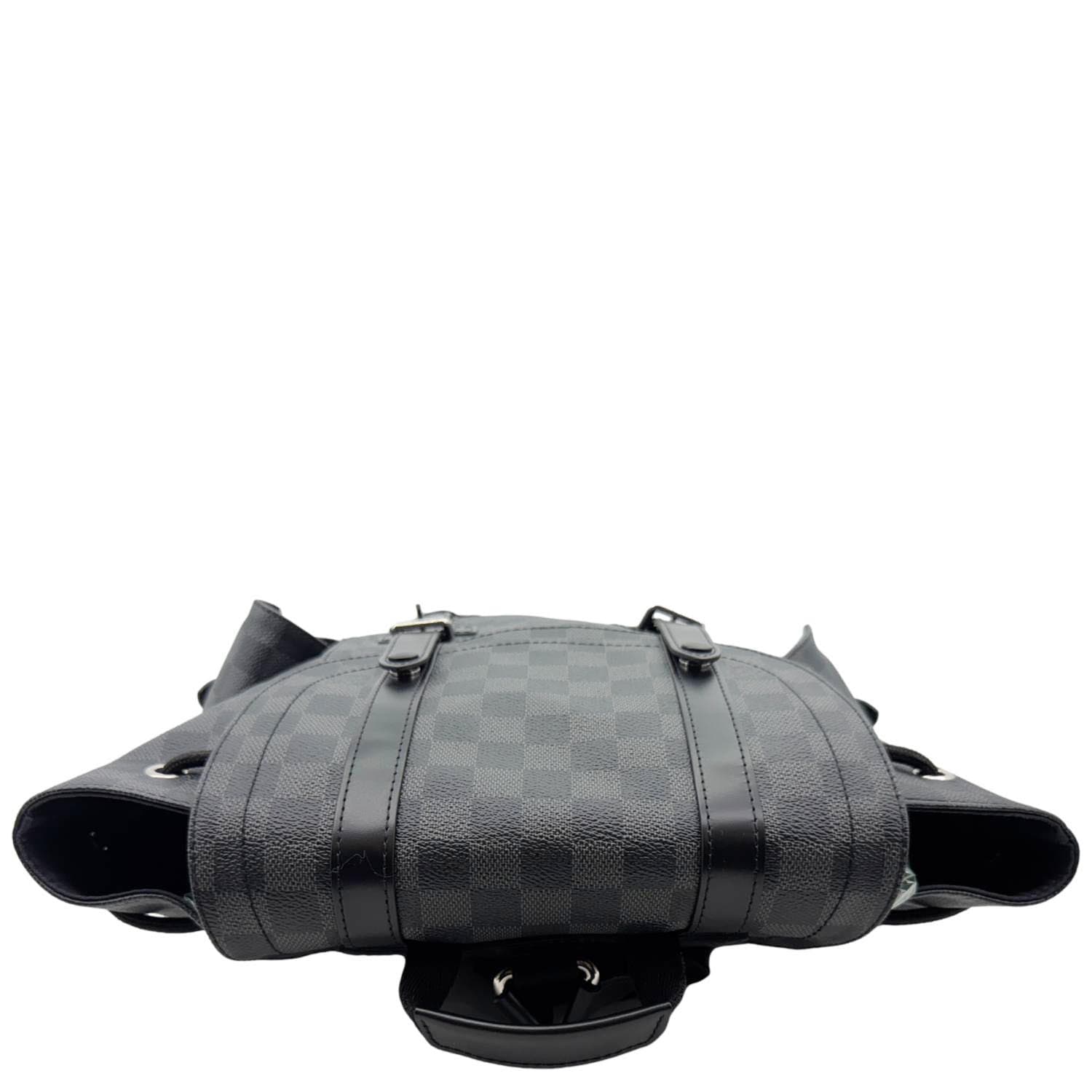 louis vuitton christopher pm backpack - damier graphite LOUIS VUITTON Christopher PM Damier Graphite Backpack Bag Black