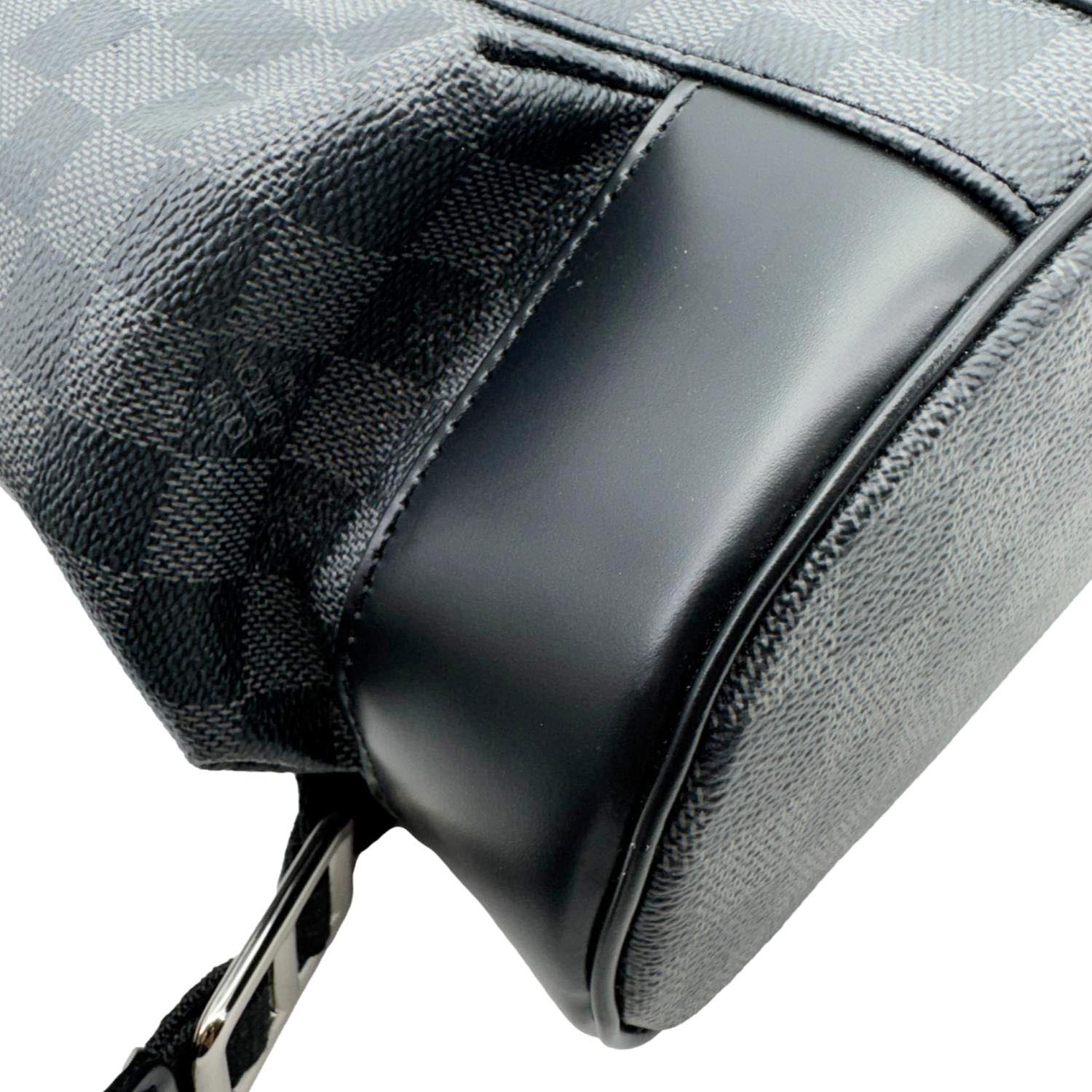 louis vuitton backpack christopher pm inside bag LOUIS VUITTON Christopher PM Damier Graphite Backpack Bag Black