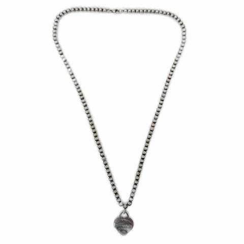 TIFFANY & CO Return To Tiffany Heart Tag Pendant Silver