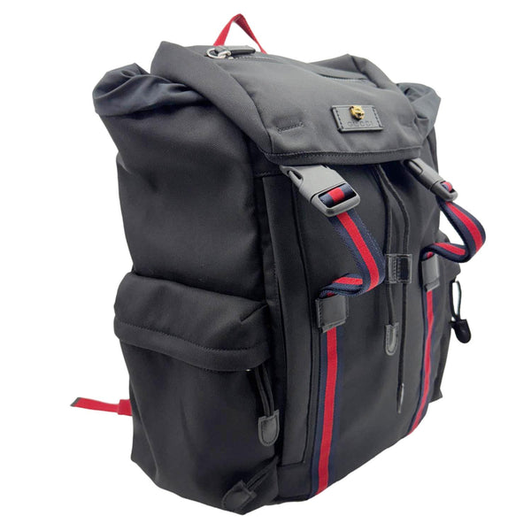 GUCCI Techpack Techno Canvas Backpack Black 429037