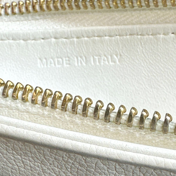 CHRISTIAN DIOR Caro Every Pouch Supple Cannage Leather Crossbody Bag Off White