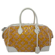 LOUIS VUITTON Speedy Round Monogram Bouclettes Satchel Bag Yellow