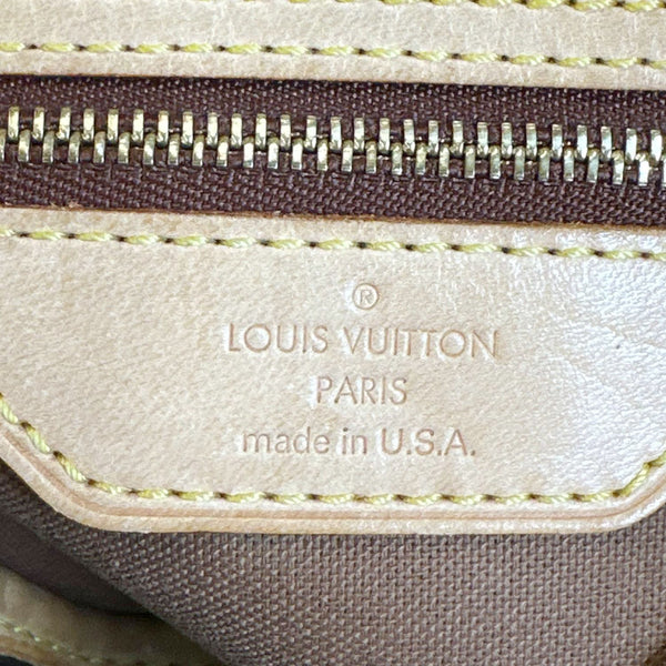 LOUIS VUITTON Batignolles Horizontal Monogram Canvas Shoulder Bag Brown