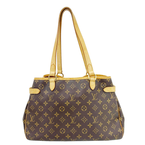 LOUIS VUITTON Batignolles Horizontal Monogram Canvas Shoulder Bag Brown