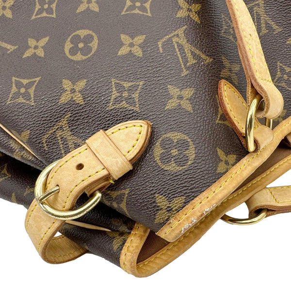 LOUIS VUITTON Batignolles Horizontal Monogram Canvas Shoulder Bag Brown