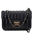 FENDI Leather Baguette Bag Black