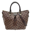 LOUIS VUITTON Siena MM Damier Ebene Shoulder Bag Brown