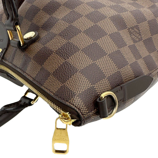 LOUIS VUITTON Siena MM Damier Ebene Shoulder Bag Brown