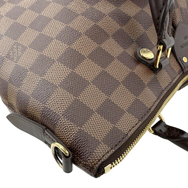 LOUIS VUITTON Siena MM Damier Ebene Shoulder Bag Brown