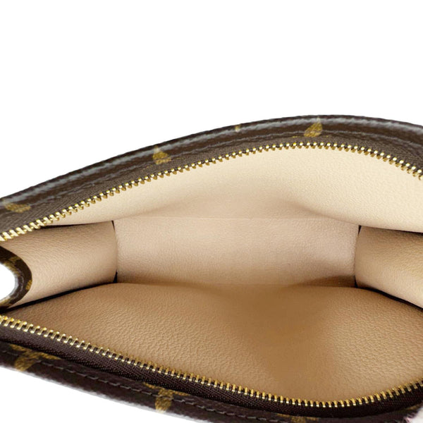 LOUIS VUITTON Toiletry Pouch 19 Monogram Canvas Clutch Brown