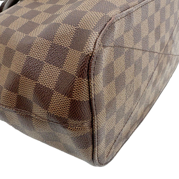 LOUIS VUITTON Siena MM Damier Ebene Shoulder Bag Brown