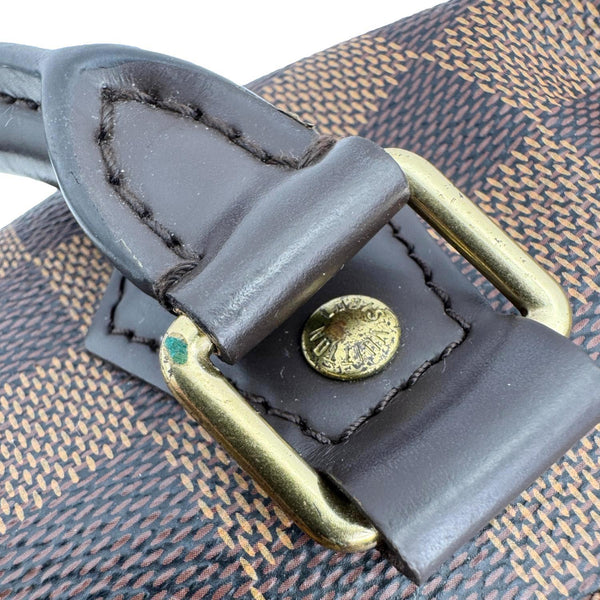 LOUIS VUITTON Speedy 30 Damier Ebene Satchel Bag Brown