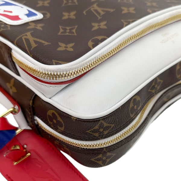 LOUIS VUITTON x NBA Monogram Nil Monogram Canvas Messenger Bag Brown
