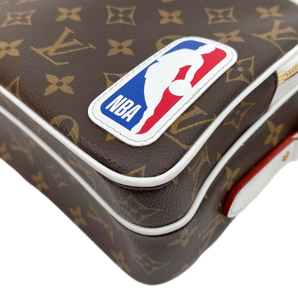 LOUIS VUITTON x NBA Monogram Nil Monogram Canvas Messenger Bag Brown