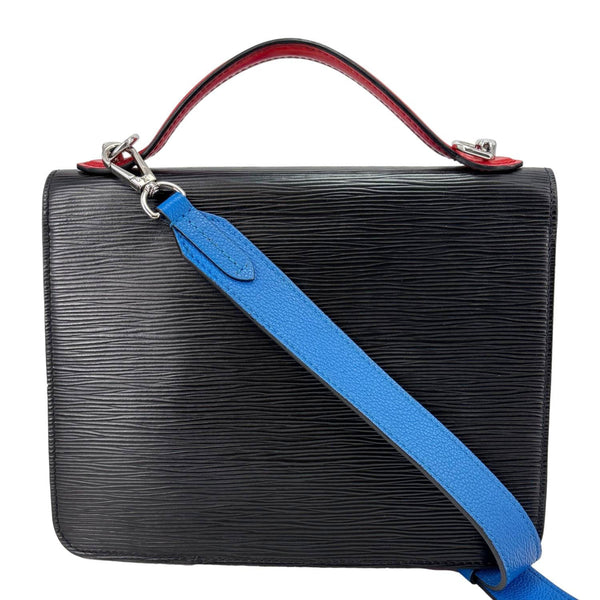 LOUIS VUITTON Neo Monceau Epi Leather Crossbody Bag Black