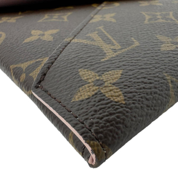 LOUIS VUITTON Kirigami Pochette Large Monogram Canvas Clutch Brown