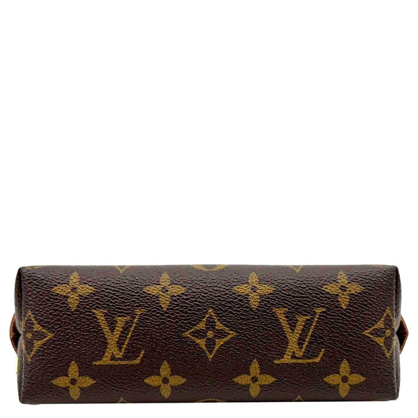 LOUIS VUITTON Monogram Canvas Cosmetic Pouch Brown