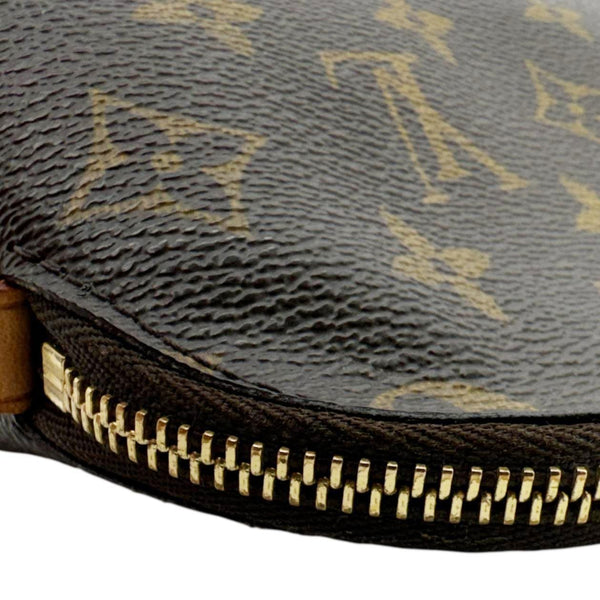 LOUIS VUITTON Monogram Canvas Cosmetic Pouch Brown