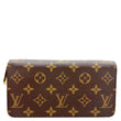 LOUIS VUITTON Monogram Canvas Zippy Wallet Brown