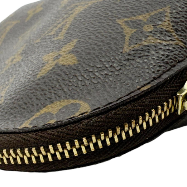 LOUIS VUITTON Monogram Canvas Cosmetic Pouch Brown
